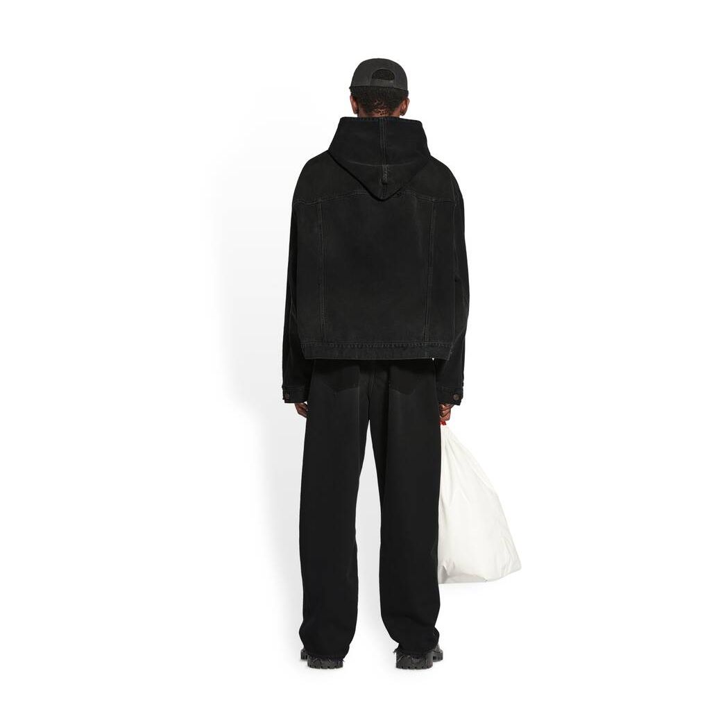 Men's Balenciaga Pull-over Jackets Black | 8536SRCHU