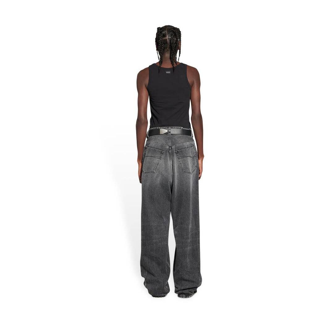 Men's Balenciaga Pull-up Pants Black | 7089ZUCWM