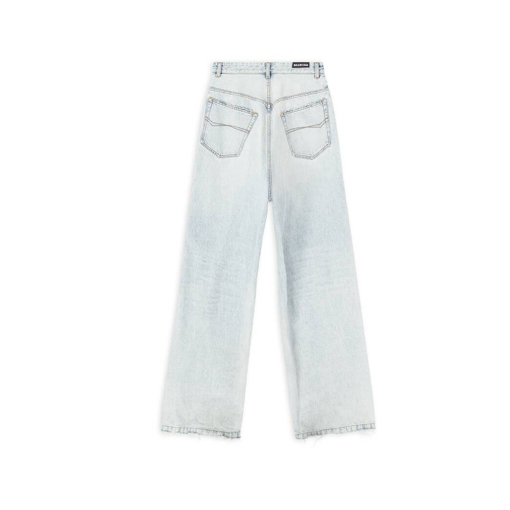 Men's Balenciaga Pull-up Pants Light Blue | 0983EFAVO