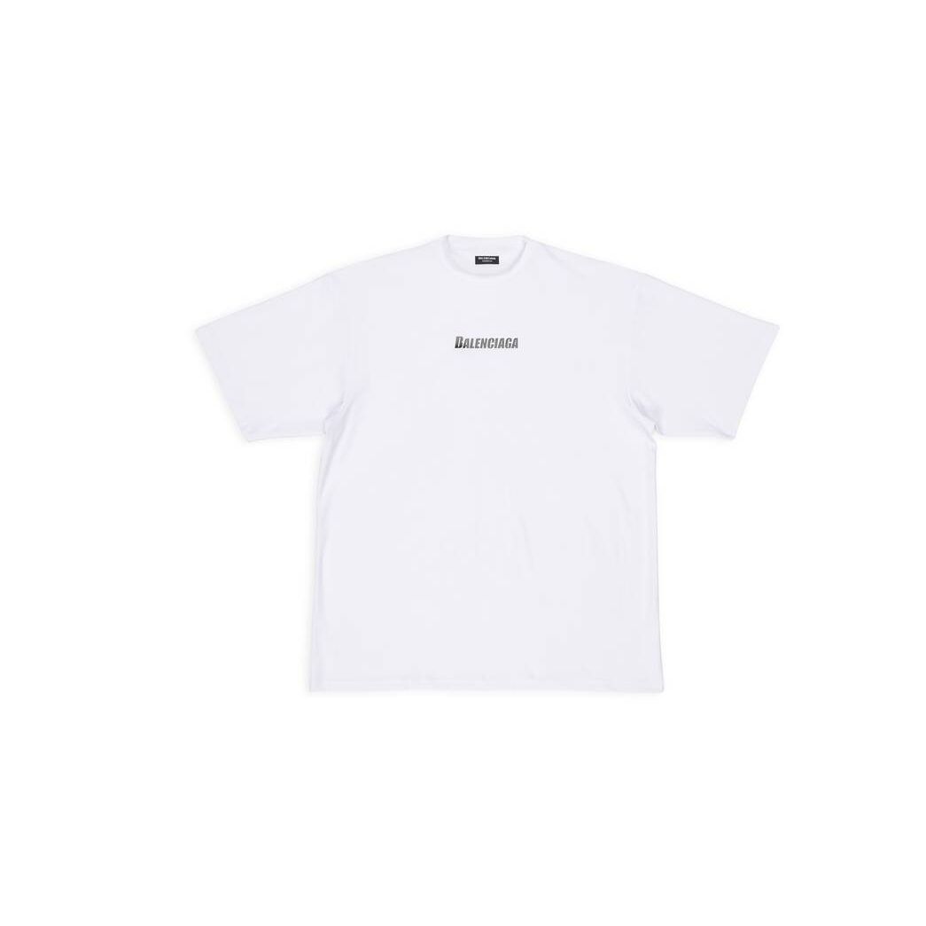 Men's Balenciaga Swim T Shirts White | 2385NIKGC