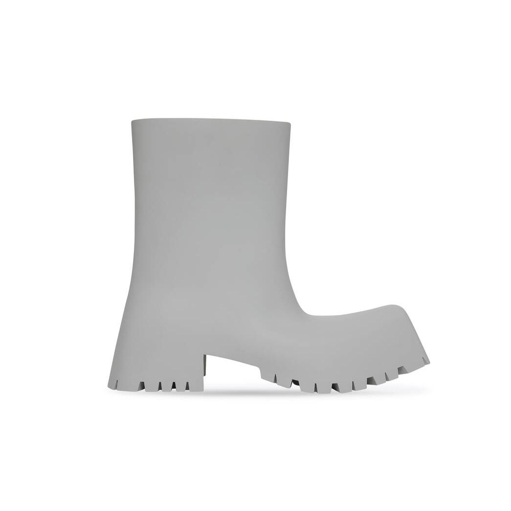 Men\'s Balenciaga Trooper Rubber Boots Grey | 0958XRLND