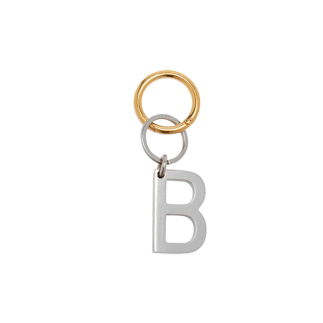 Women\'s Balenciaga B Chain Keyrings Silver / Gold | 2863JCUDO