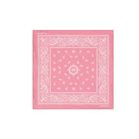 Women's Balenciaga Balenciaga Bandana Caps Pink | 2896MFTRN