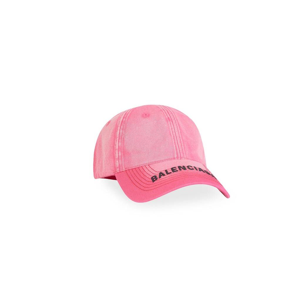 Women's Balenciaga Balenciaga Caps Fuchsia / Black | 9530MLIKN