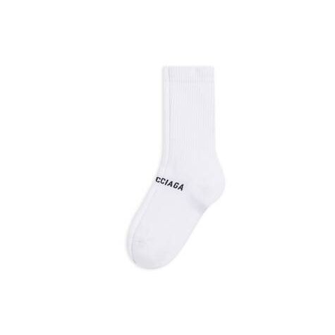 Women's Balenciaga Balenciaga Socks White | 0581EJNSA