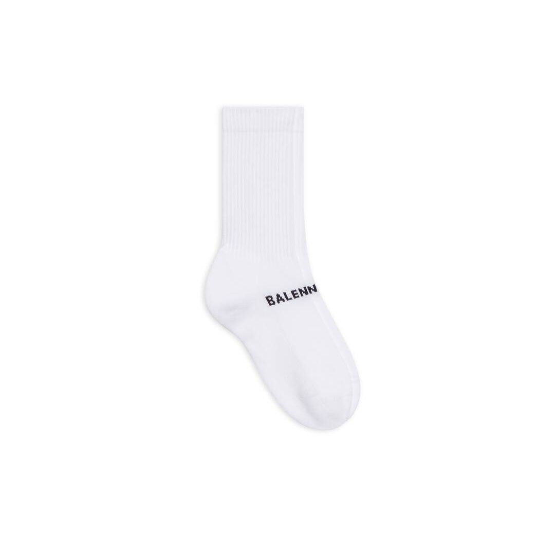 Women\'s Balenciaga Balenciaga Socks White | 0581EJNSA