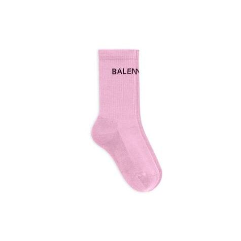 Women's Balenciaga Balenciaga Tennis Socks Pink | 1264HMKDO