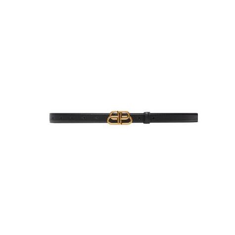 Women's Balenciaga Bb Thin Belts Black | 1623MZXCA