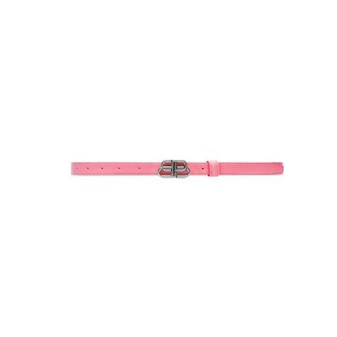 Women's Balenciaga Bb Thin Belts Pink | 8903PJUKE