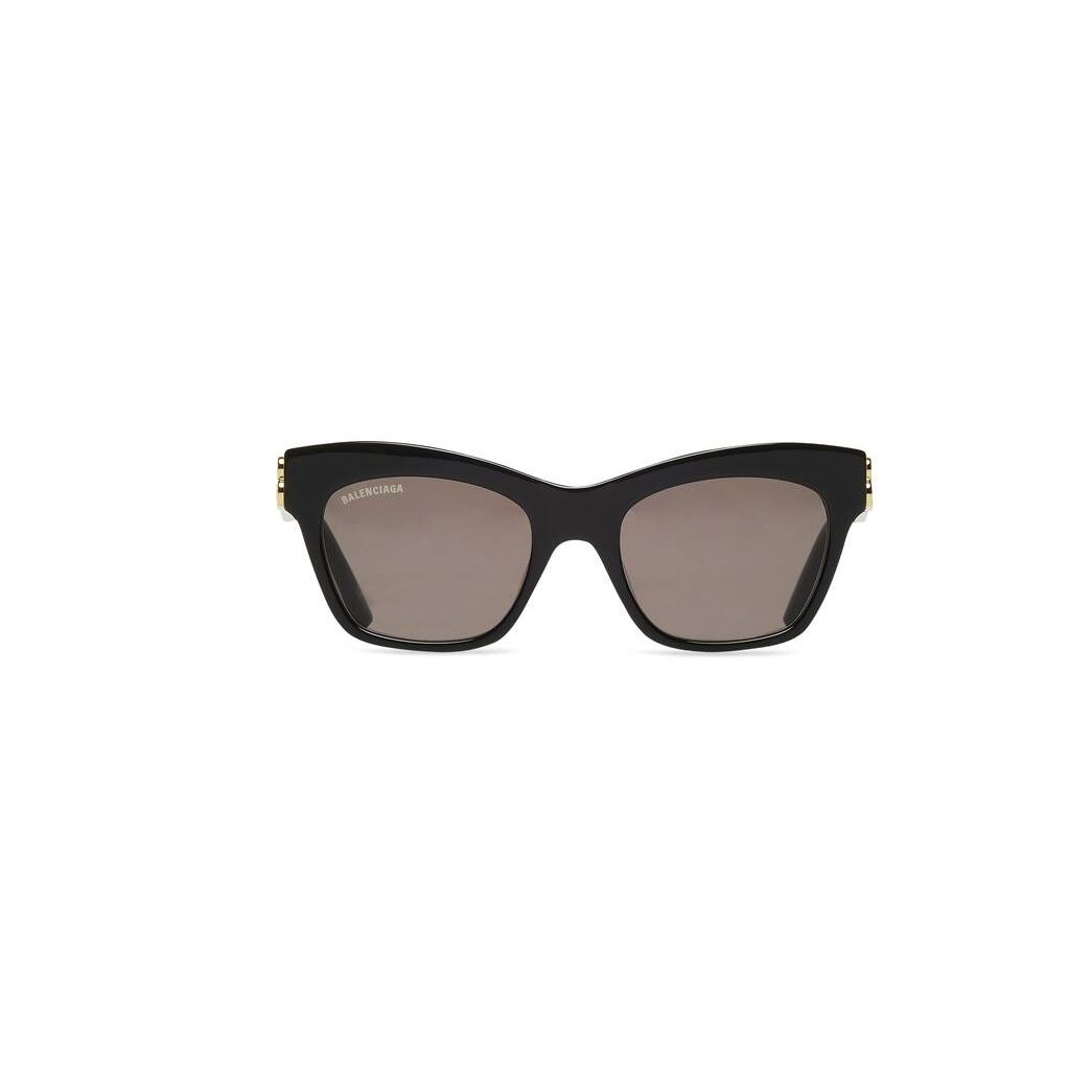 Women\'s Balenciaga Dynasty Butterfly Sunglasses Black | 1987GLPBQ