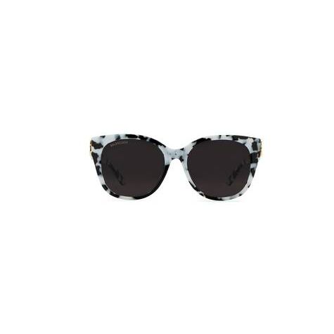 Women's Balenciaga Dynasty Cat Sunglasses White | 9705OKSMW