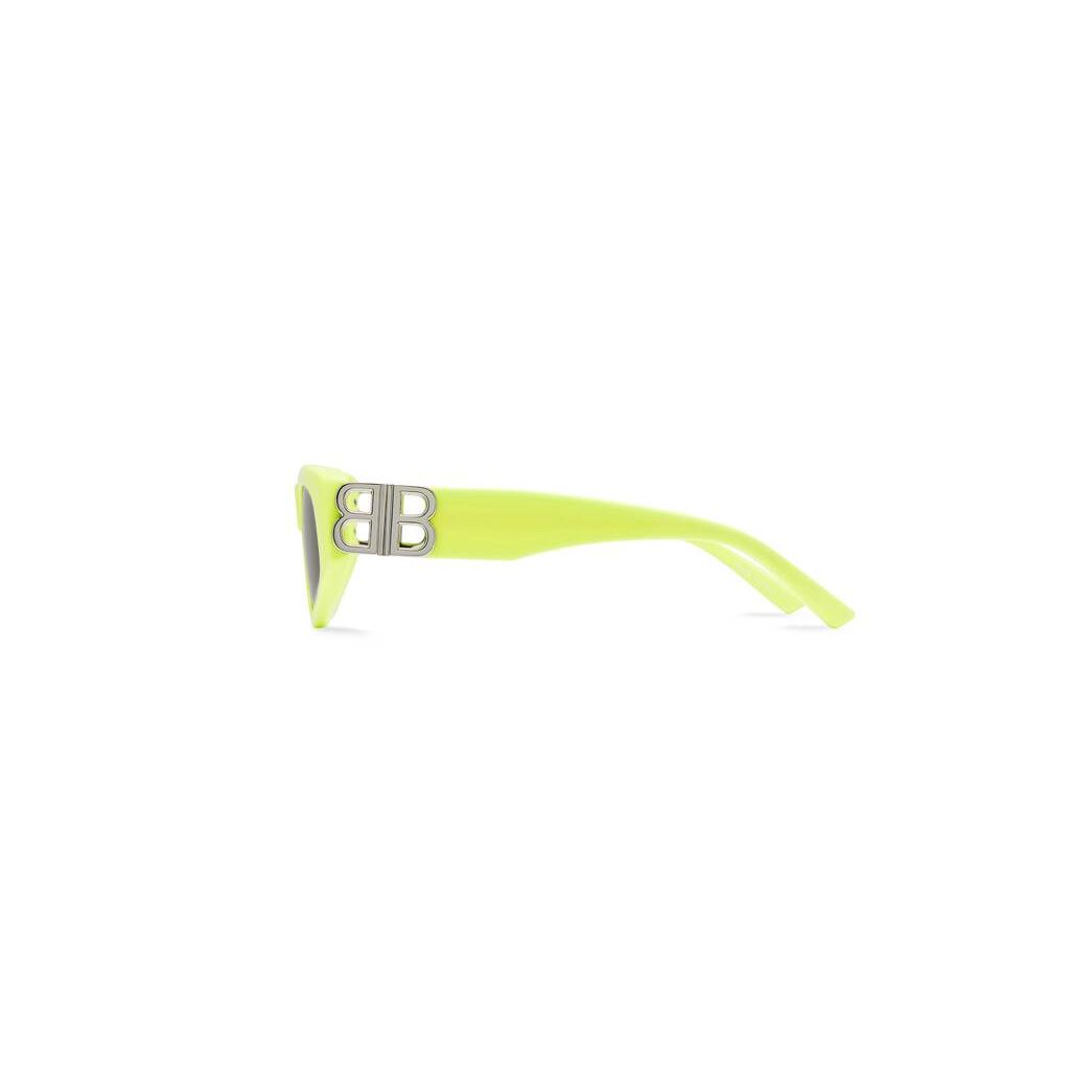 Women's Balenciaga Dynasty D-frame Sunglasses Yellow | 8150CLDZP