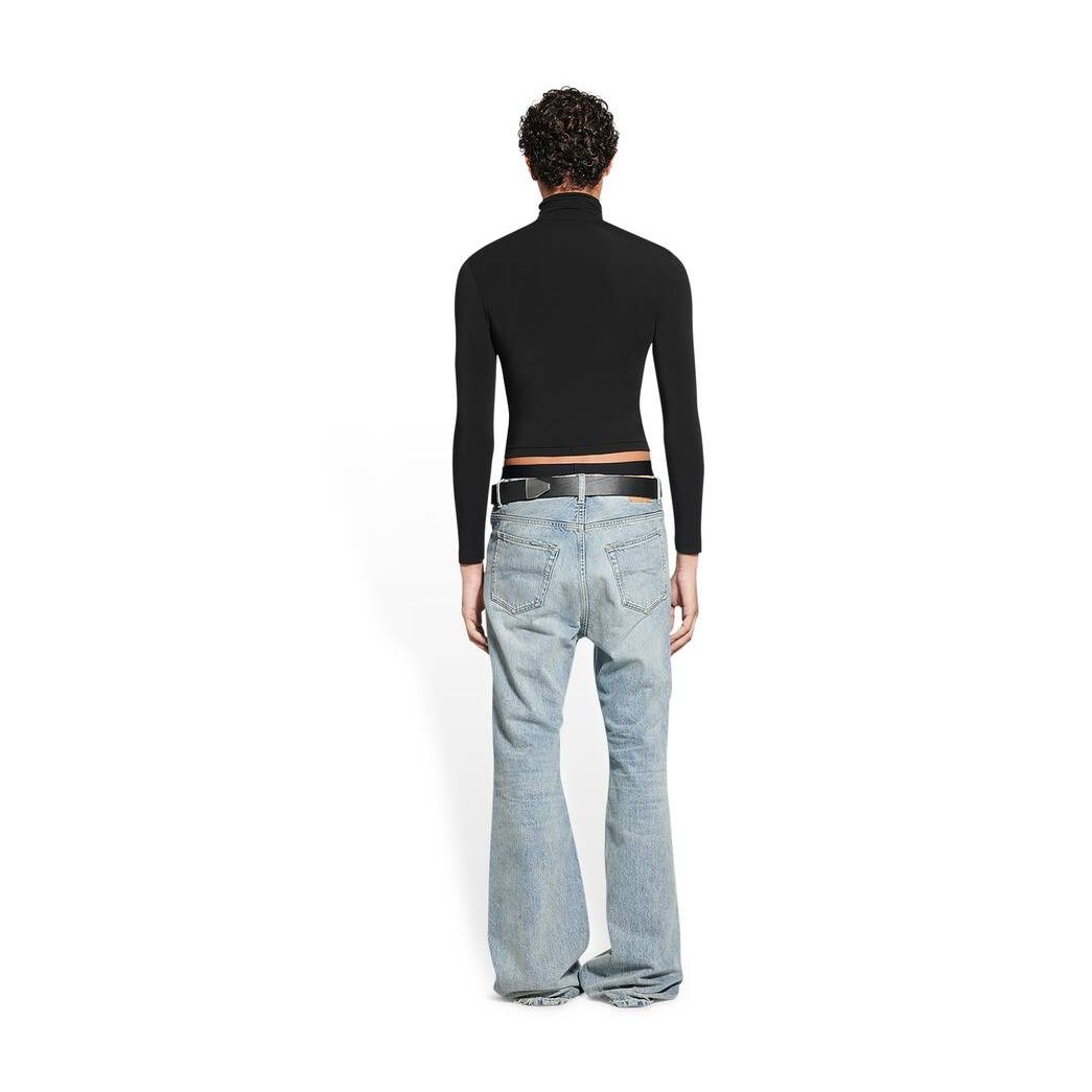 Women's Balenciaga Flared Pants Blue | 4253ADMHU