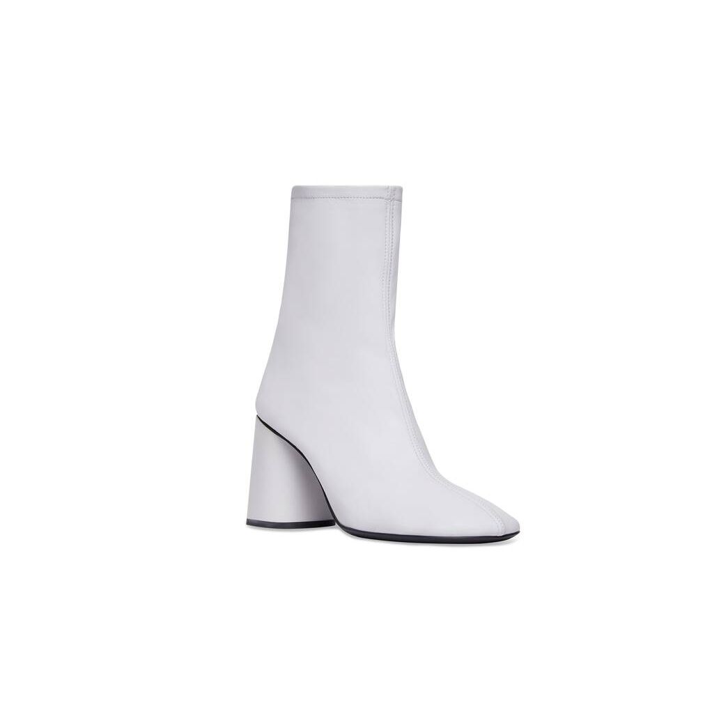 Women's Balenciaga Glove 80mm Boots White | 8742ZRWLT