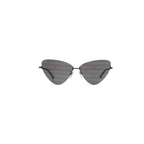 Women's Balenciaga Invisile Xxl Cat Sunglasses Grey | 2706PCFED