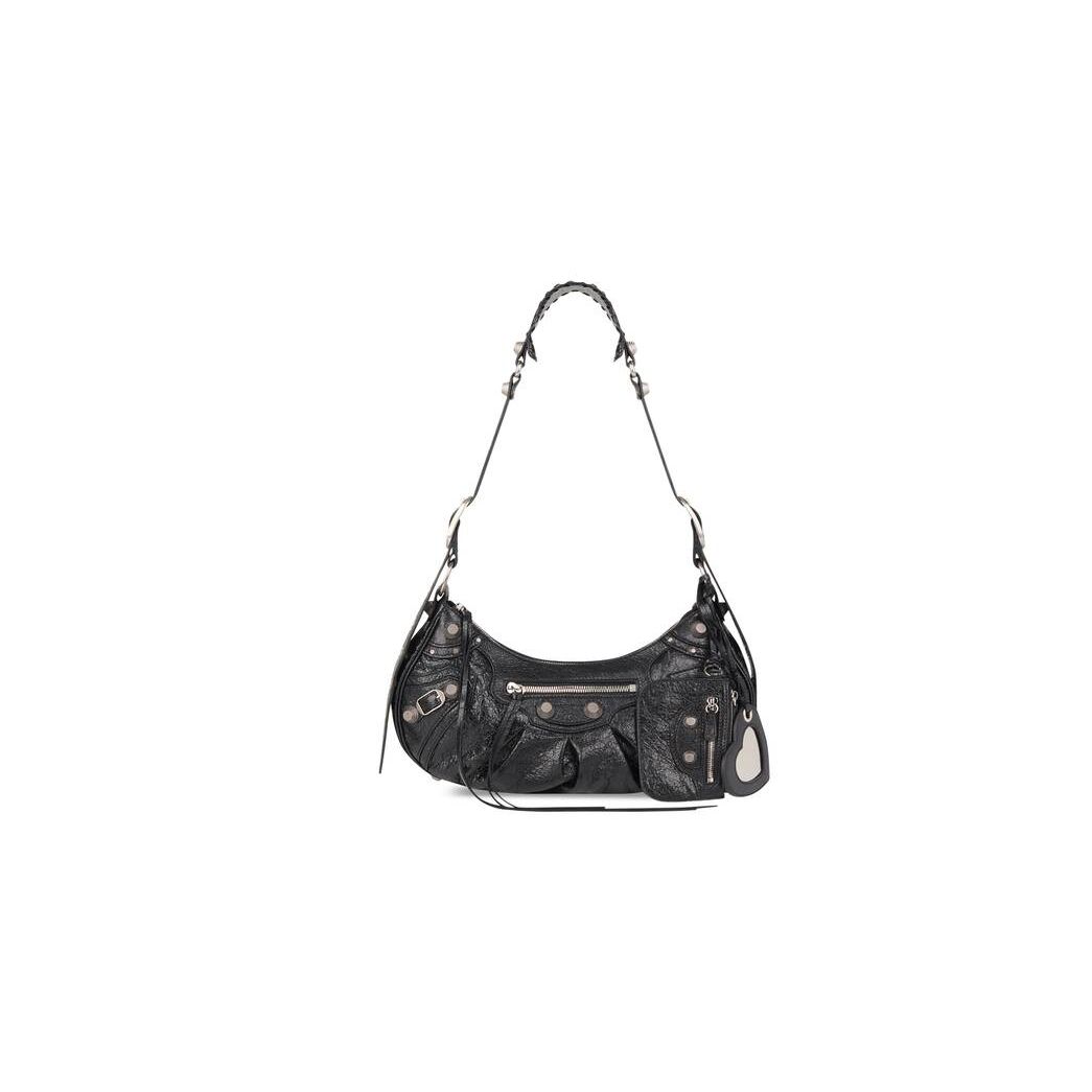 Women's Balenciaga Le Cagole Small Shoulder Bags Black | 4987VBWAZ