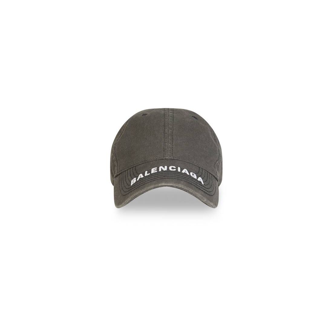 Women\'s Balenciaga Logo Caps Black | 6539MLSQJ