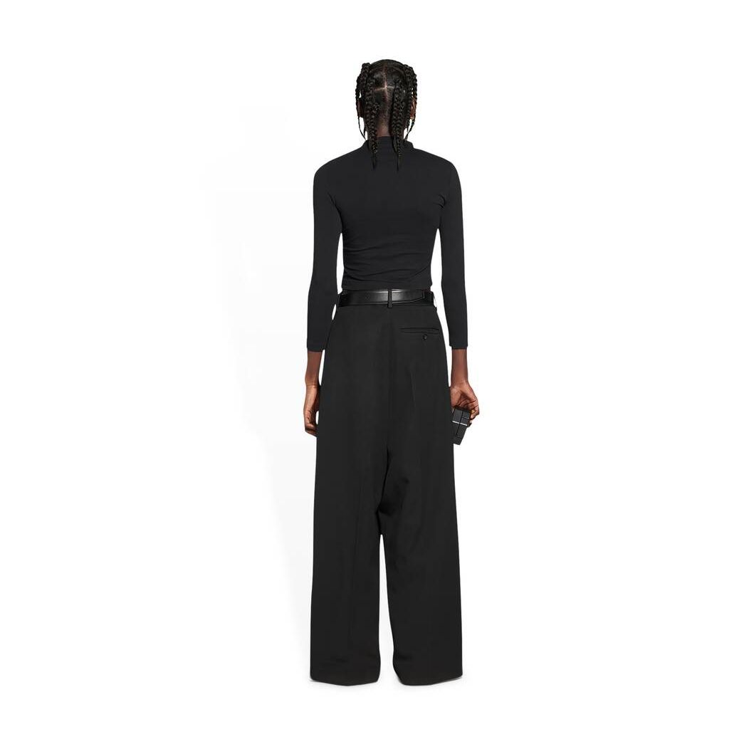 Women's Balenciaga Low Crotch Pants Black | 4179AXLQJ