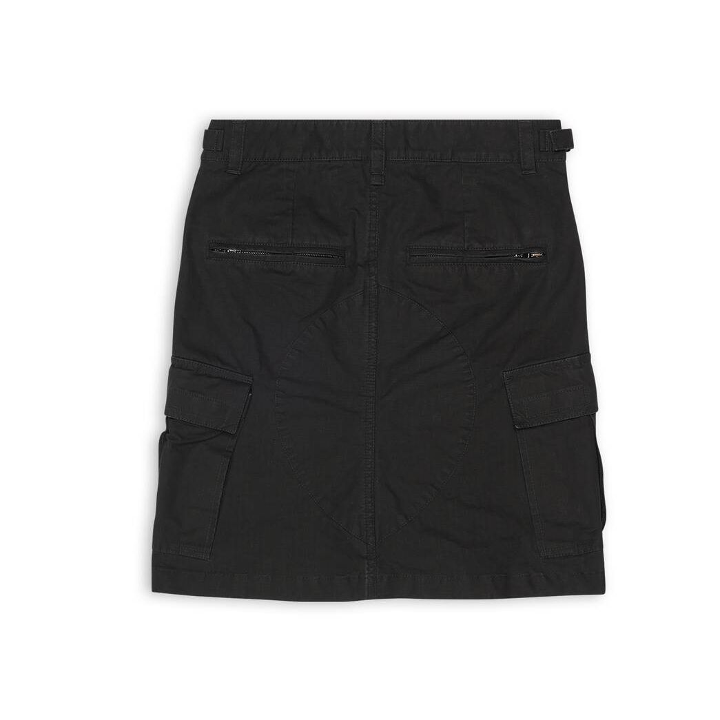 Women's Balenciaga Mini Cargo Skirts Black | 0219LGPUA