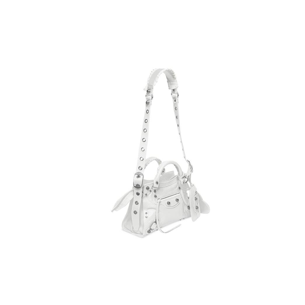 Women's Balenciaga Neo Cagole Xs Handbag White | 9542LRWDV