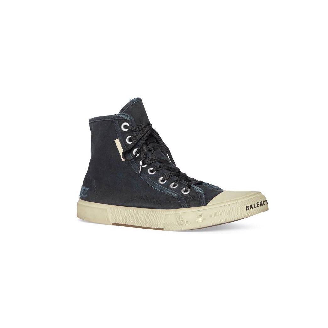 Women's Balenciaga Paris High Tops Sneakers Black | 2918KNVMY