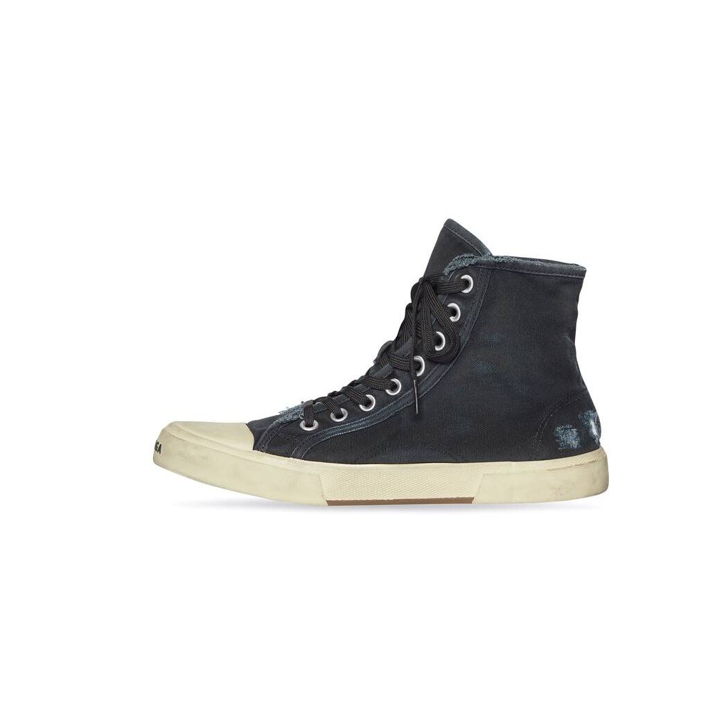 Women's Balenciaga Paris High Tops Sneakers Black | 2918KNVMY