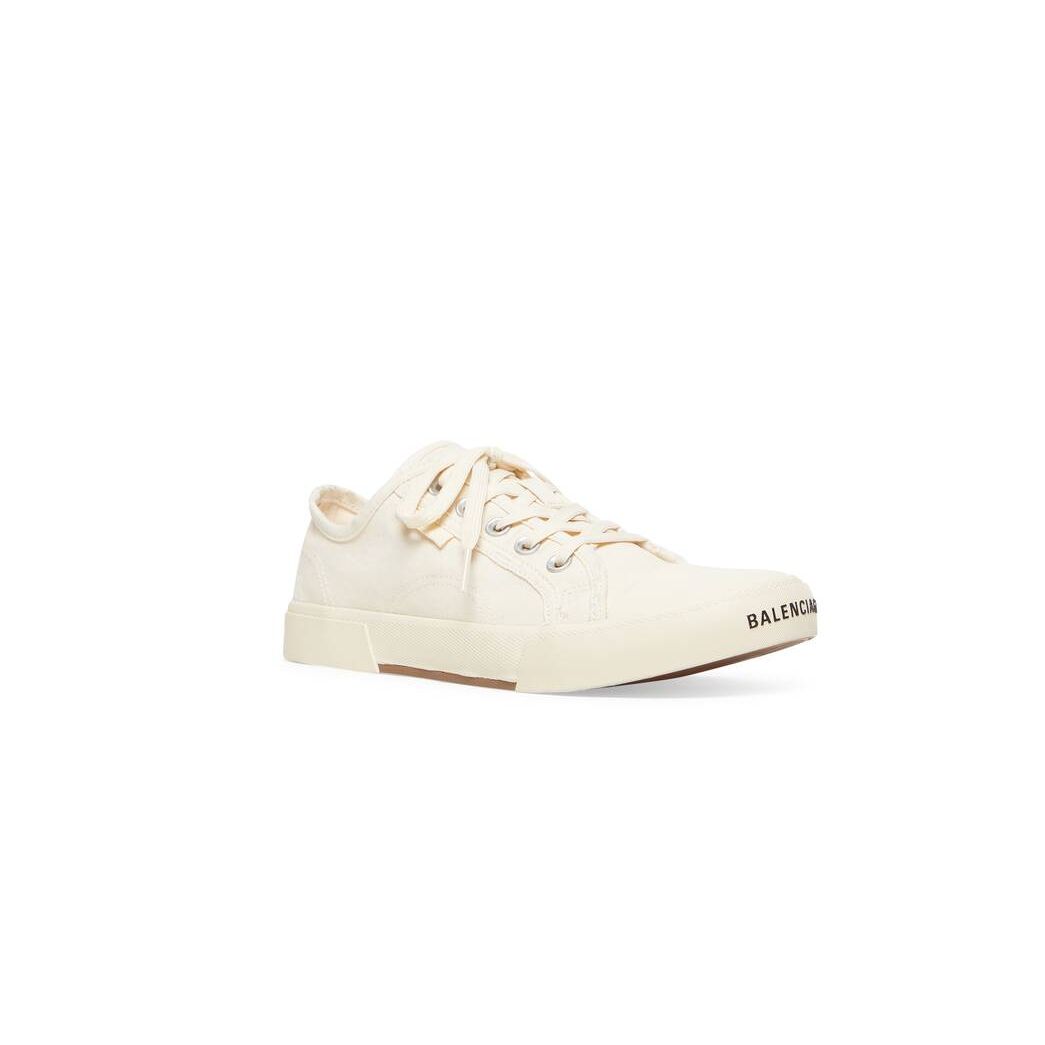 Women's Balenciaga Paris Low Tops Sneakers White | 2846KRSEM