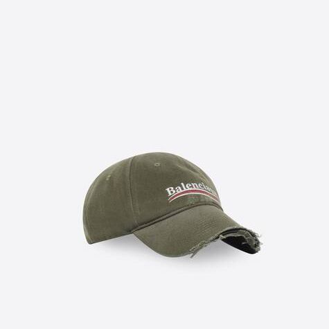 Women's Balenciaga Political Campaign Destroyed Caps | 1254SOAHF