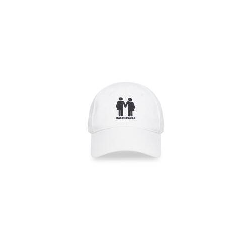 Women's Balenciaga Pride 22 Caps White | 9275ZPNTG