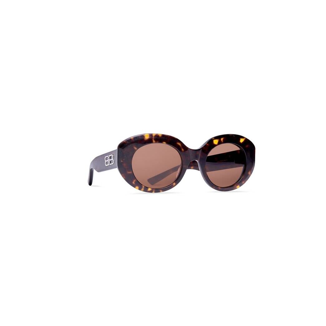 Women's Balenciaga Rive Gauche Round Sunglasses | 3602MEUID