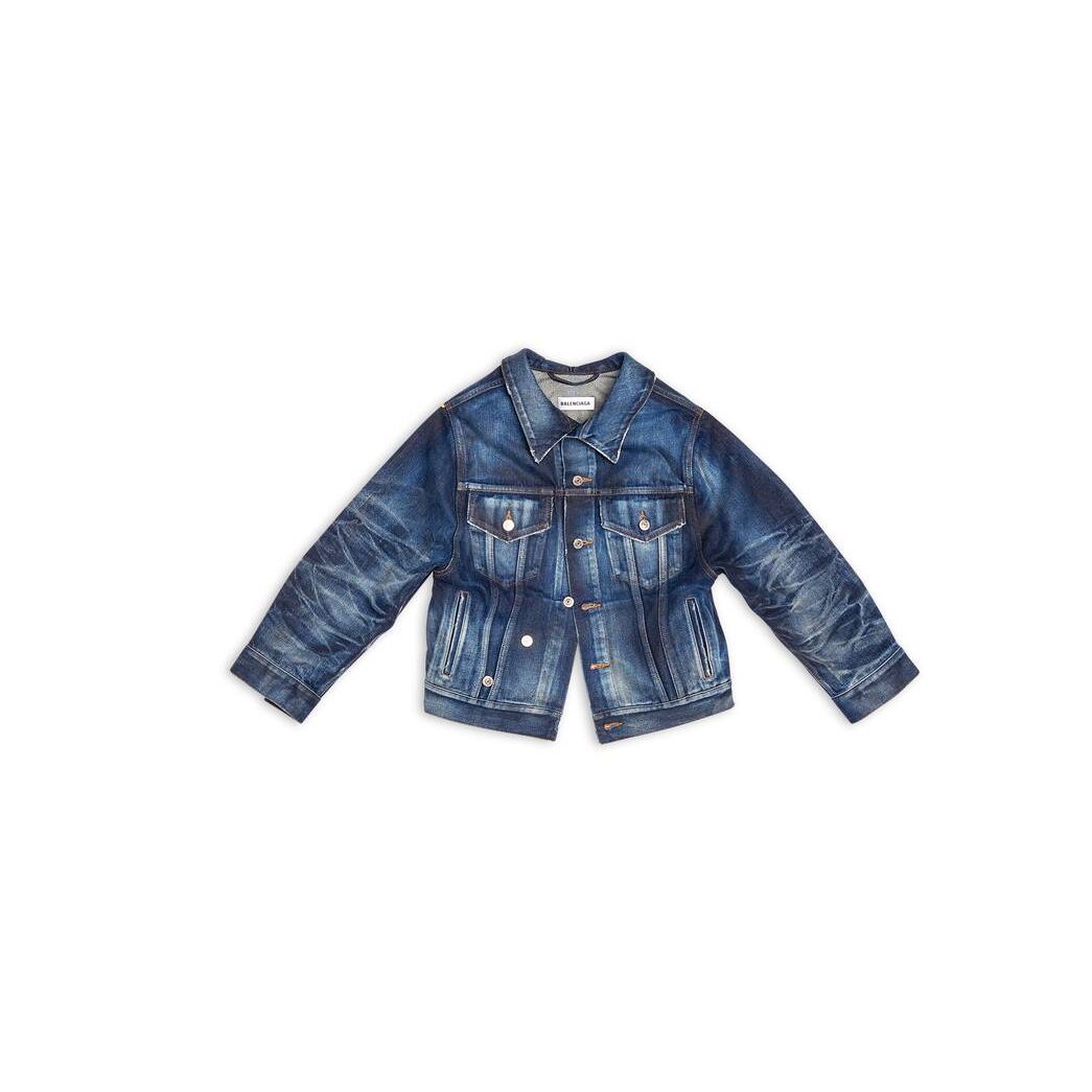 Women's Balenciaga Swing Jackets Blue | 2453ZWJDM