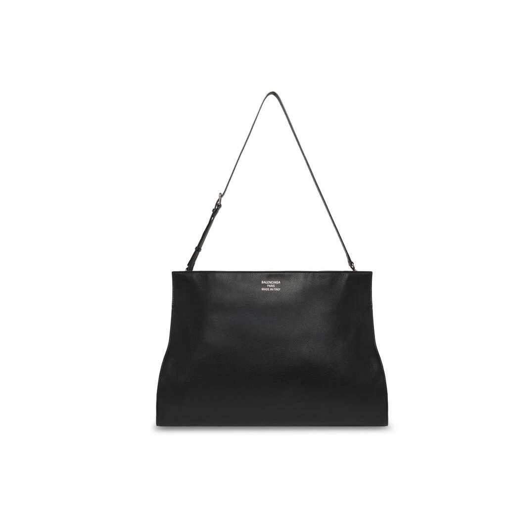 Women's Balenciaga Swing Large Handbag Black | 1385SAXGD