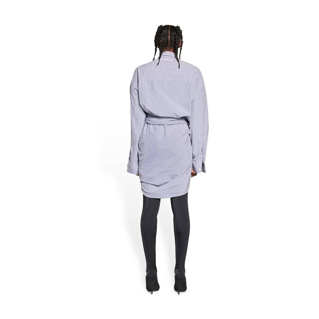 Women's Balenciaga Wrap Dress Skirts Blue | 5231FKCBX